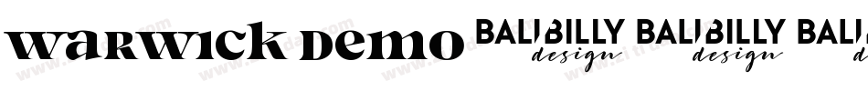 Warwick Demo字体转换